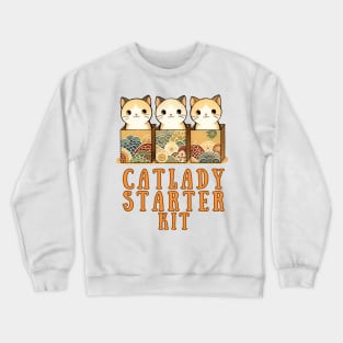 Catlady Starter Kit Crewneck Sweatshirt